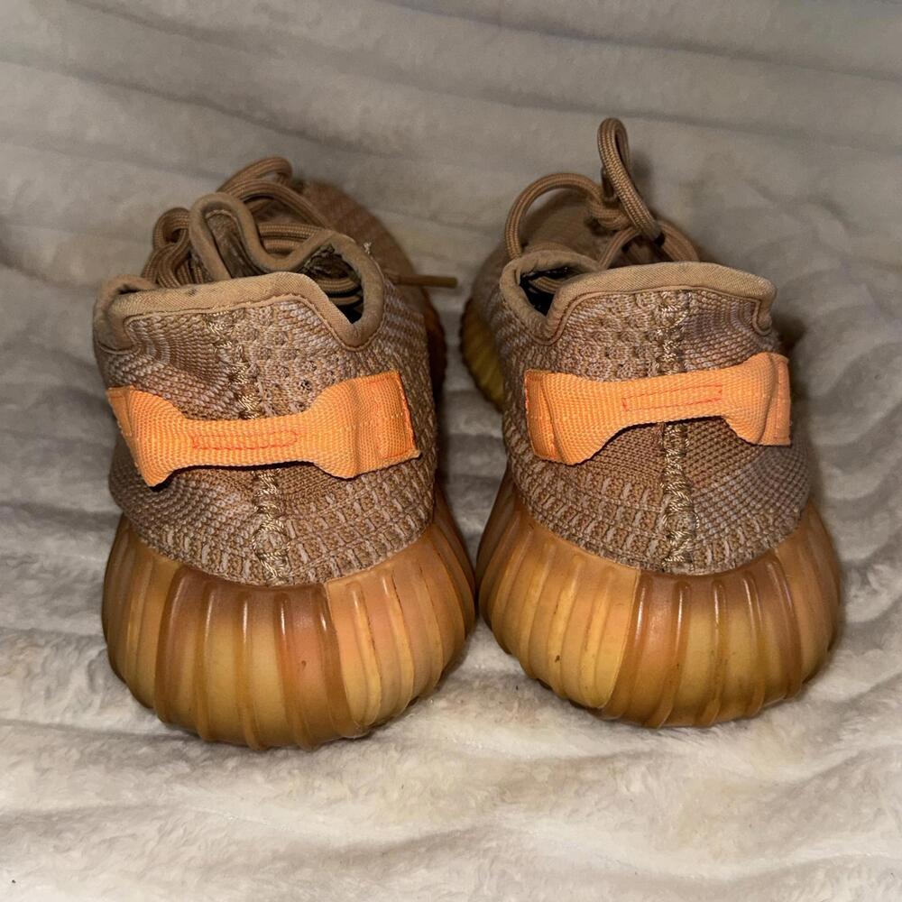 Adidas Yeezy Boost 350 V2 EG7490 Clay Orange Men's 8.5 Sneakers Gum Sole - Picture 7 of 8